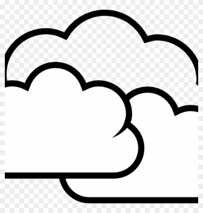 Cloudy Clipart Weather Cloudy Clip Art At Clker Vector - Rainy Coloring #185683