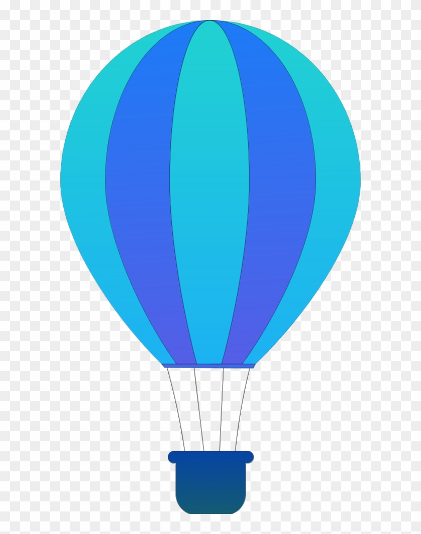 Blur Clipart Hot Air Balloon - Hot Air Balloon Clip Art Png #185772