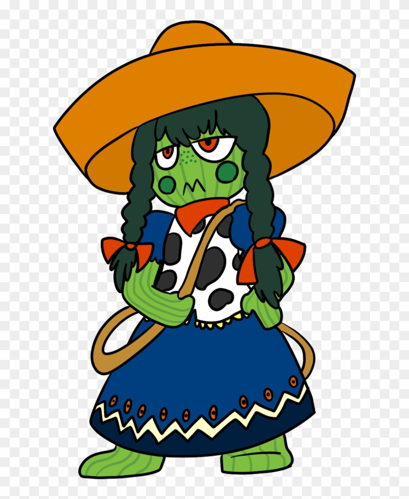 Cactus Girl By Berriessparrowmouse - Cartoon #185828
