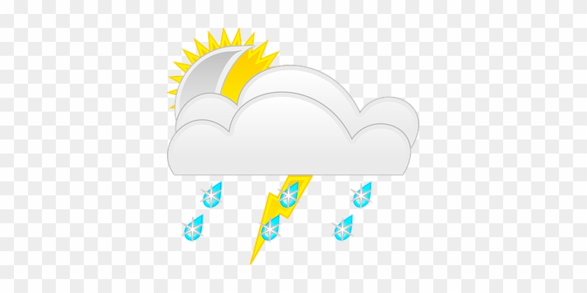 Cloud, Sun, Moon, Rain, Weather, Cloudy - Weather Clip Art Animations #185919