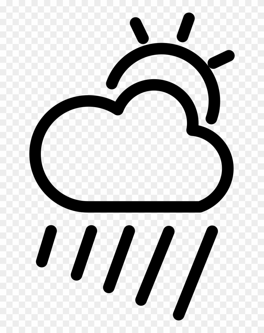 Cloudy Rainy Day Weather Symbol Comments - Nublado Icon #185920