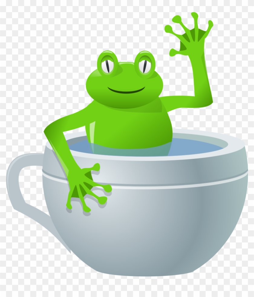 Clip Arts Related To - Frog In A Cup #185984