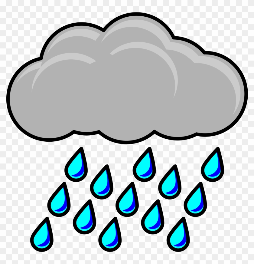 Raindrops Clipart Ulan - Raincloud Png #185981