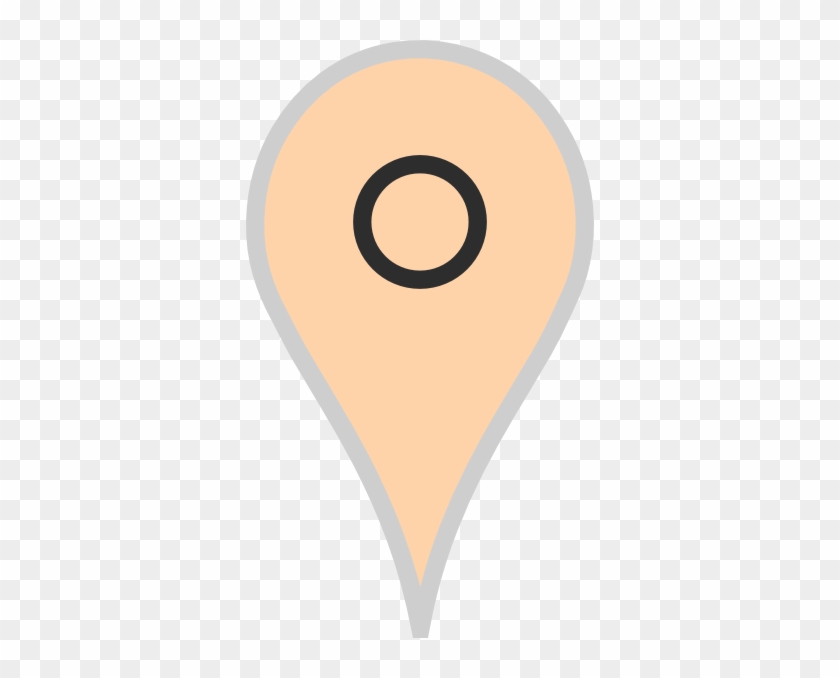 Map Pointer Beige - Circle #1063988