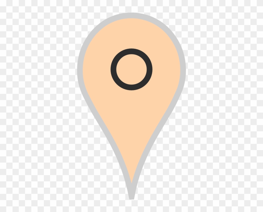 Map Pointer Beige - Circle #1063988