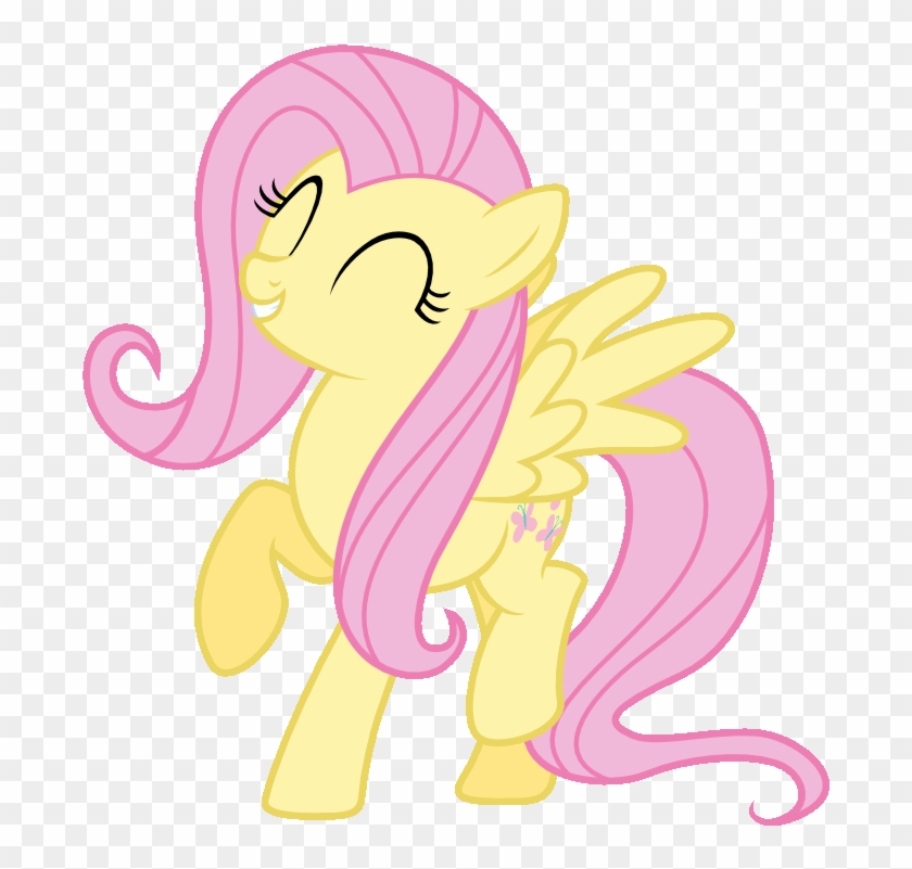 706685 Safe Solo Fluttershy Smiling Cute Animated Simple - My Little Pony Dance #1064061