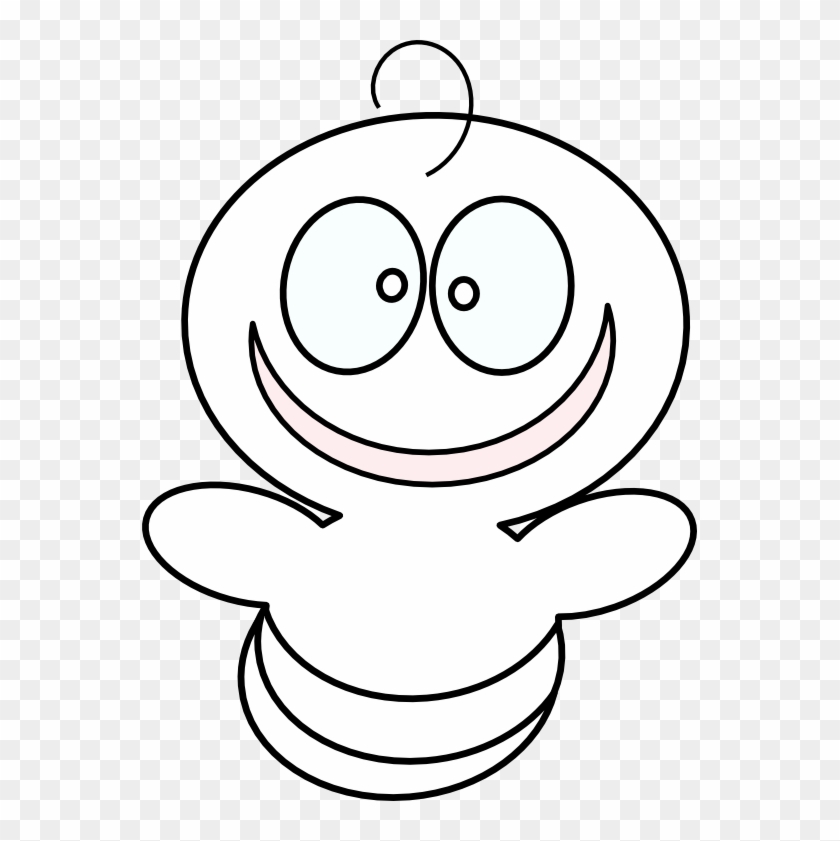 Baby Black White Line Art 555px - Clip Art #1064124