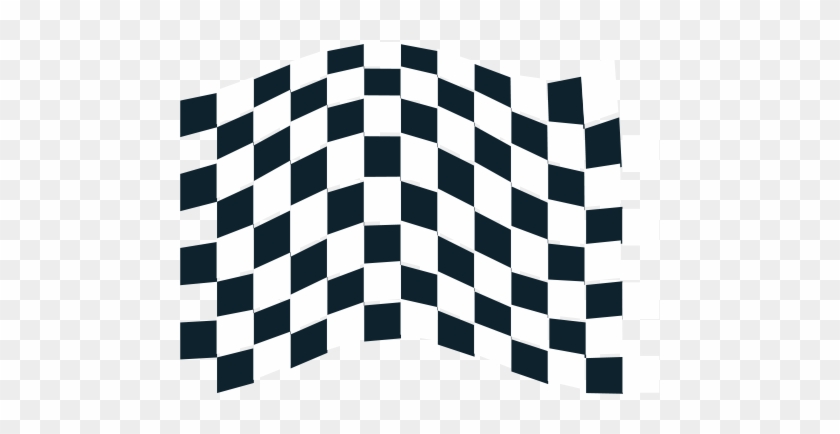 Chequered Flag Icon 2 Png Images - Racing Flag Vector Png #1064136