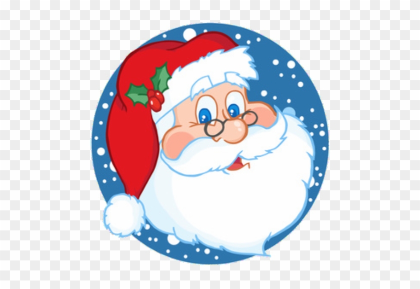 Ho Christmas Quiz - Santa Claus Face Clipart #1064257