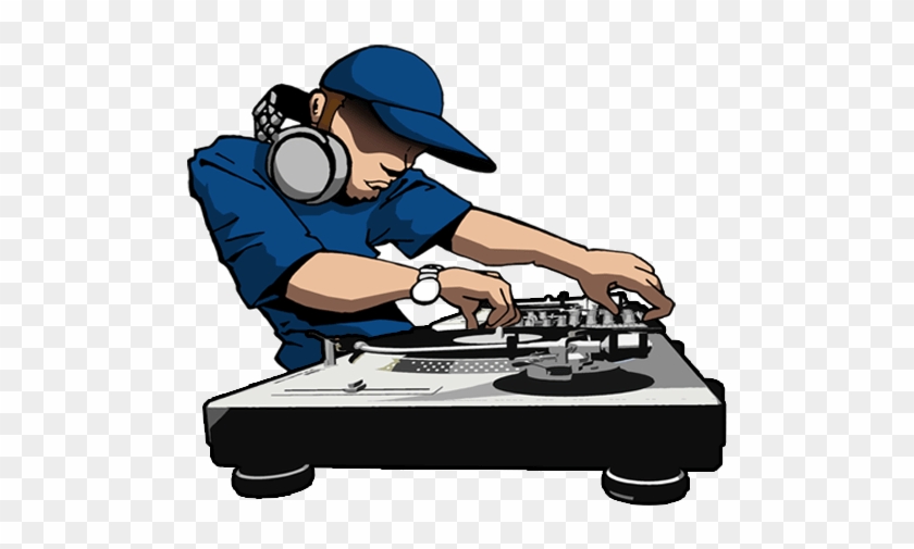 I'd Rather Be The Rapper - Dj Clipart #1064358