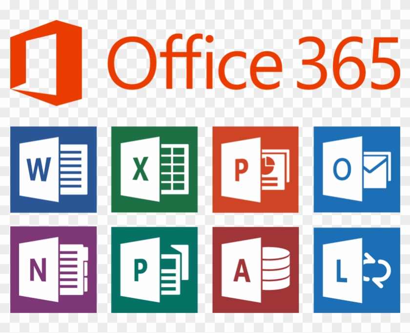 Microsoft Office 365 Apps - Ms Office Icons Vector #1064373
