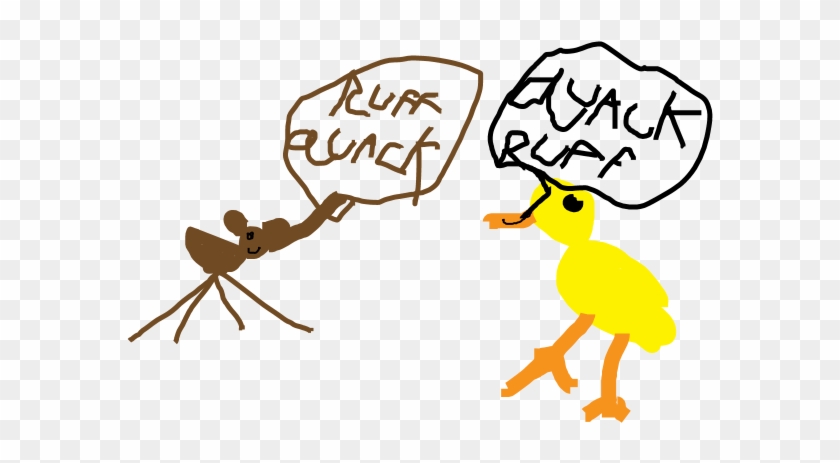 They All Ruffed, But One Said, “quack - Cartoon #1064547