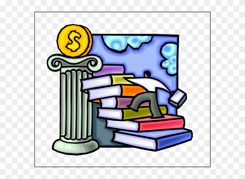 Graphic Of Man Climbing Staircase Of Books Toward Gold - Eight Pillars Of Prosperity [book] #1064561