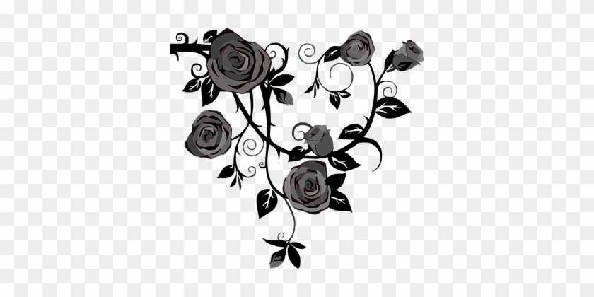 Roses Flowers Gray Black Floral Beauty Lov - Poems For Valentines Day Short #1064690