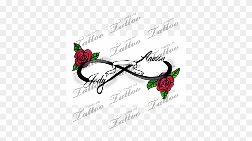 Infinity Love Tattoo - Lion Band Tattoo #1064692