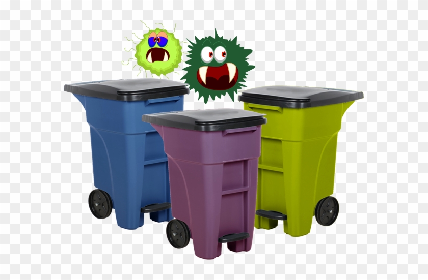 Trash Can Bacteria - Waste Container #1064702