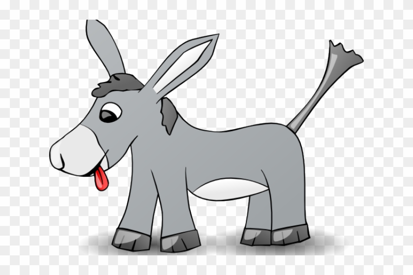 Donkey Clipart Gray - Donkey Clip Art #1064742