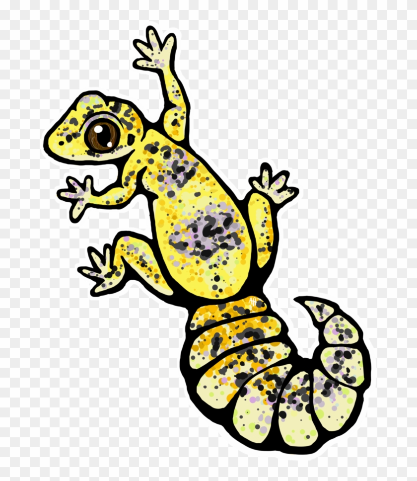 High Yellow Leopard Gecko Stickers By Sc - High Yellow Leopard Gecko Stickers By Sc #1064788