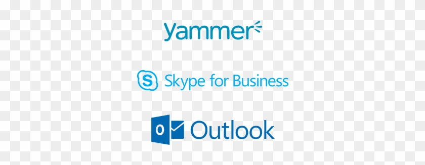 Logos Grouped Yammerskypeoutlook - Windows Embedded 8 Standard - 100 Devices #1064800