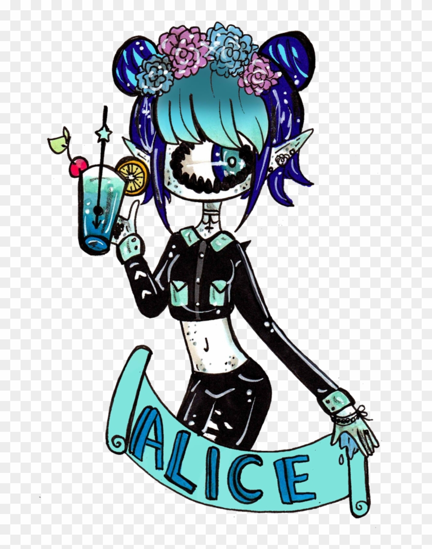 Alice Drink Party Ych By Guppie Vibes - Cartoon #1064850