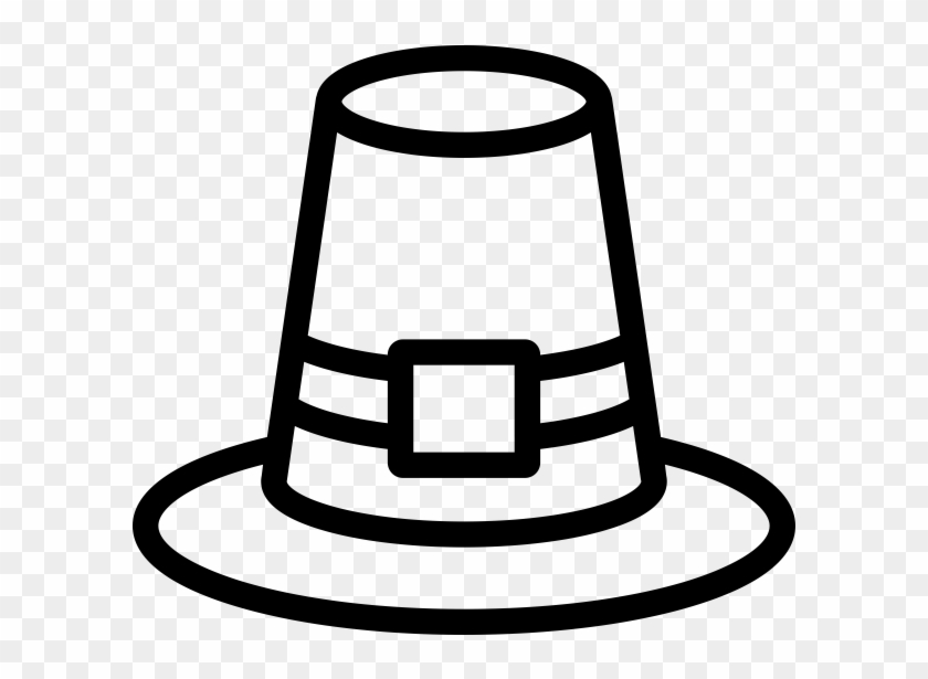 Pilgrim Hat Rubber Stamp - Icon #1064870