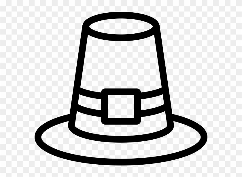 Pilgrim Hat Rubber Stamp - Icon #1064870