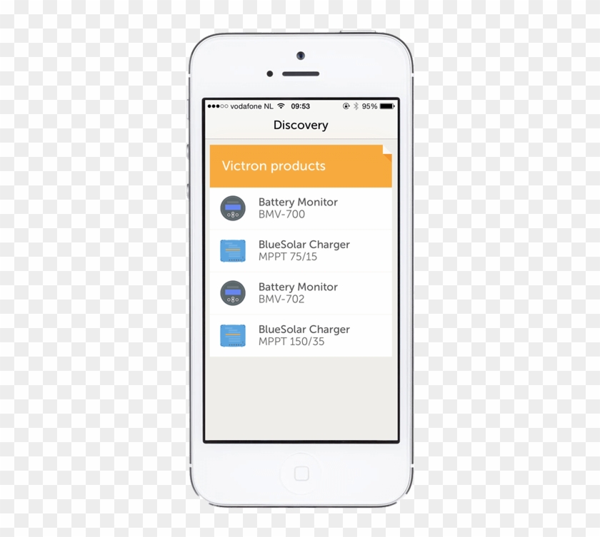 Victron Connect App Screenshot 01 Discovery - Iphone #1065041