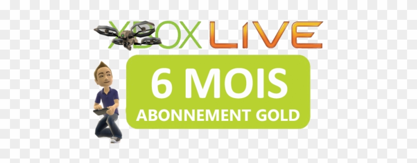 Xbox Live Gold 6 Mois - Xbox Live #1065090