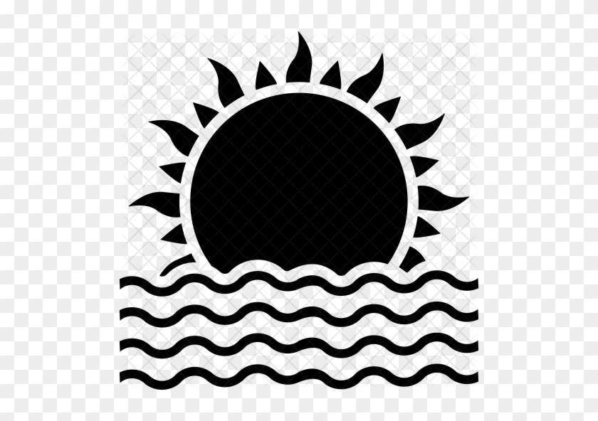 Beach Sunset Icon - Great Northern Railway Logo #1065422