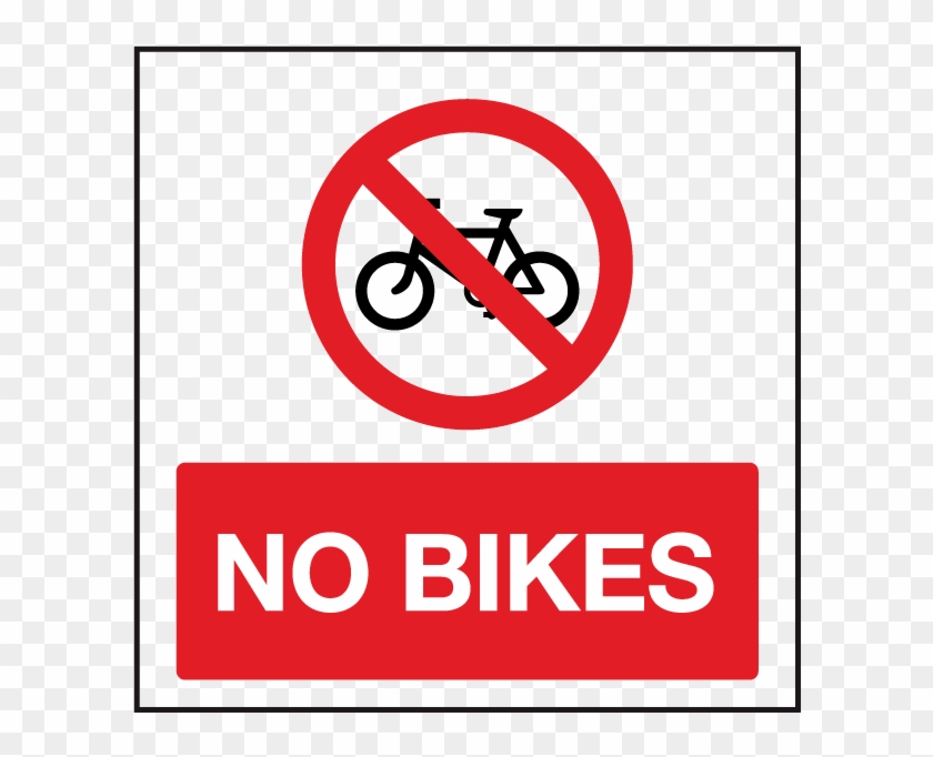 No Bikes Sign - No Entry Sign Uk #1065435