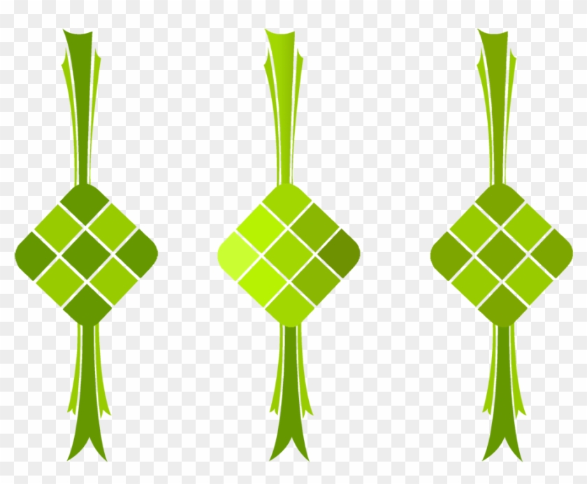 Ketupat Rendang Coconut Clip Art - Ketupat Vector Ketupat Png #1065484