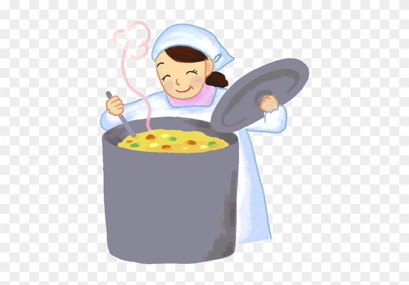 Cafeteria Clipart Lunch Lady - Cozinheira Da Escola Desenho #1065506