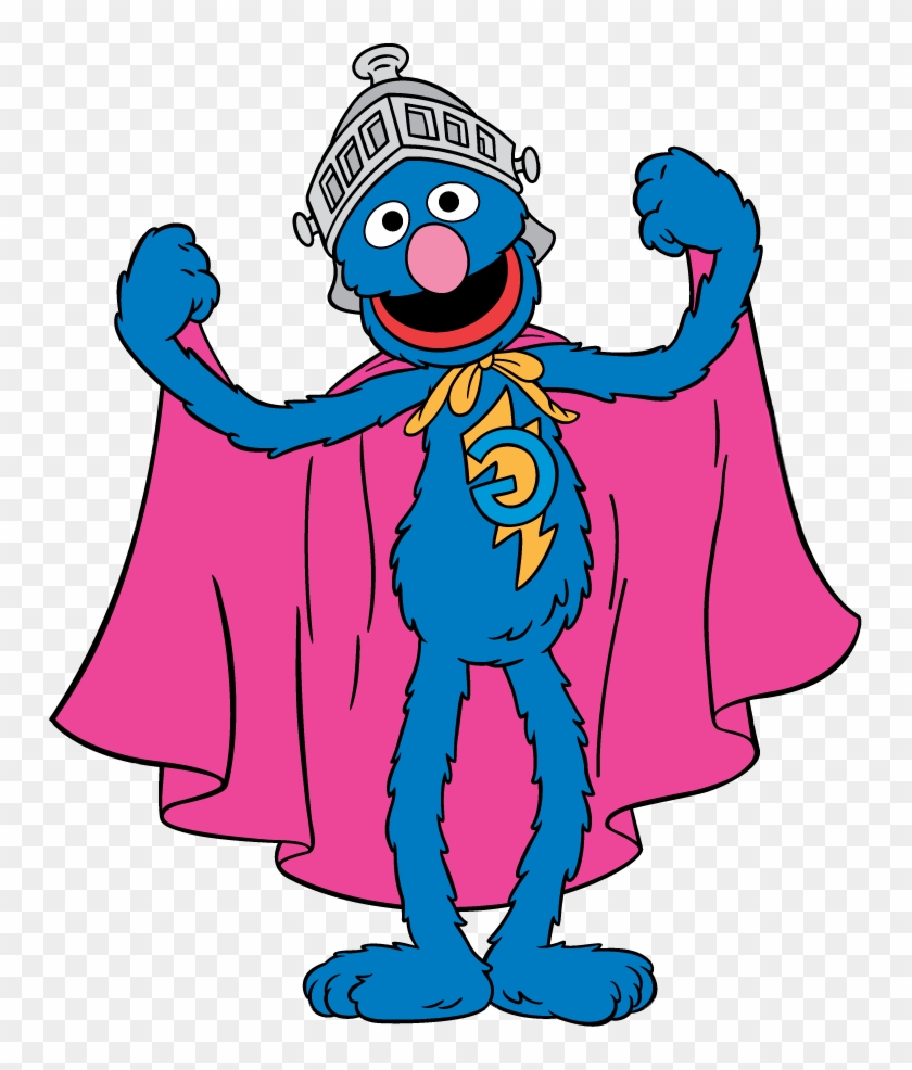 sesame street grover clipart