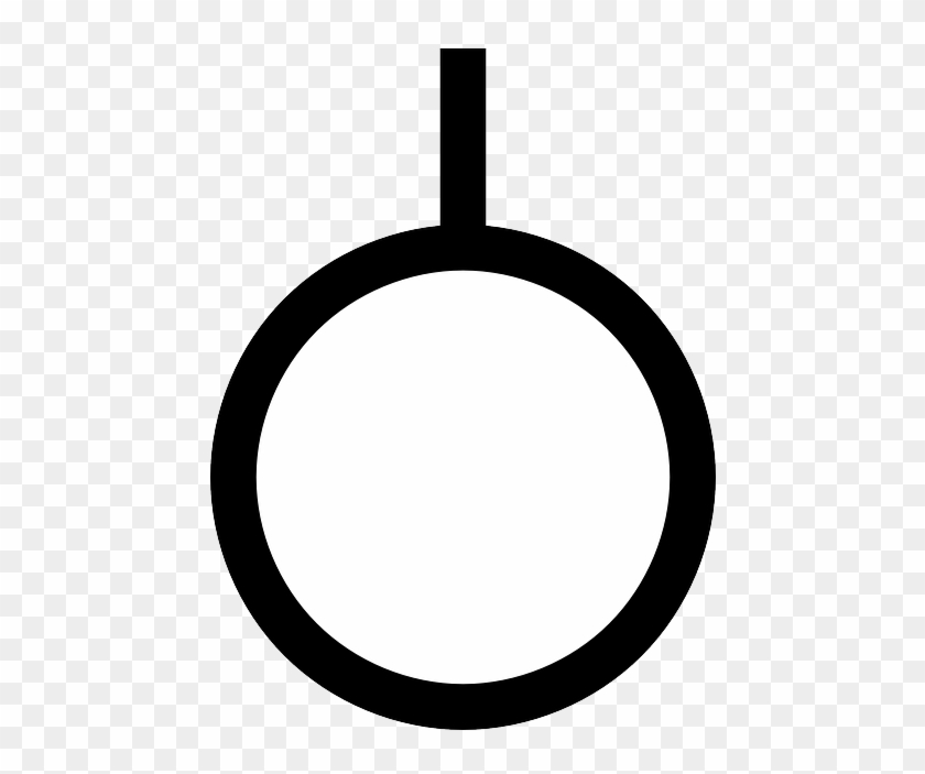 Black, Map, Symbol, Circle, Round, Japanese, Orchard - Orchard Symbol On A Map #1065659