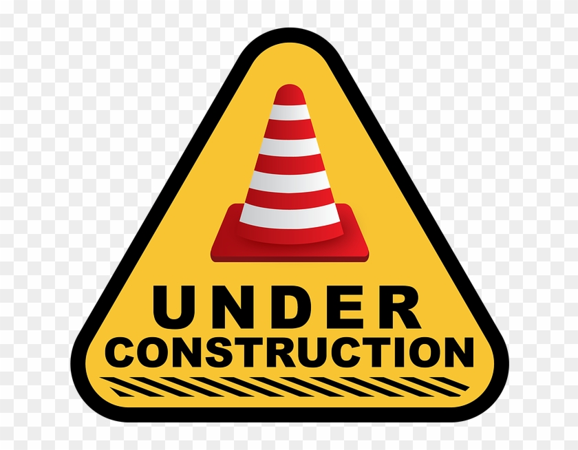 Construction Yellow Cone Vector Icon Royalty Free Cliparts - Construction Yellow Cone Vector Icon Royalty Free Cliparts #1065755