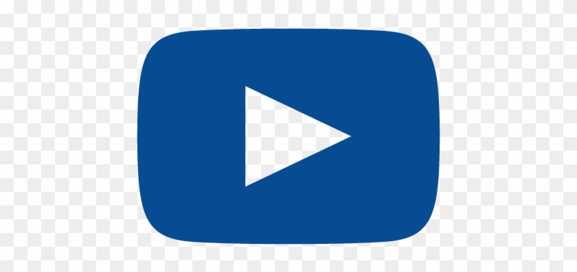 Support - Youtube Play Button Blue #1065842