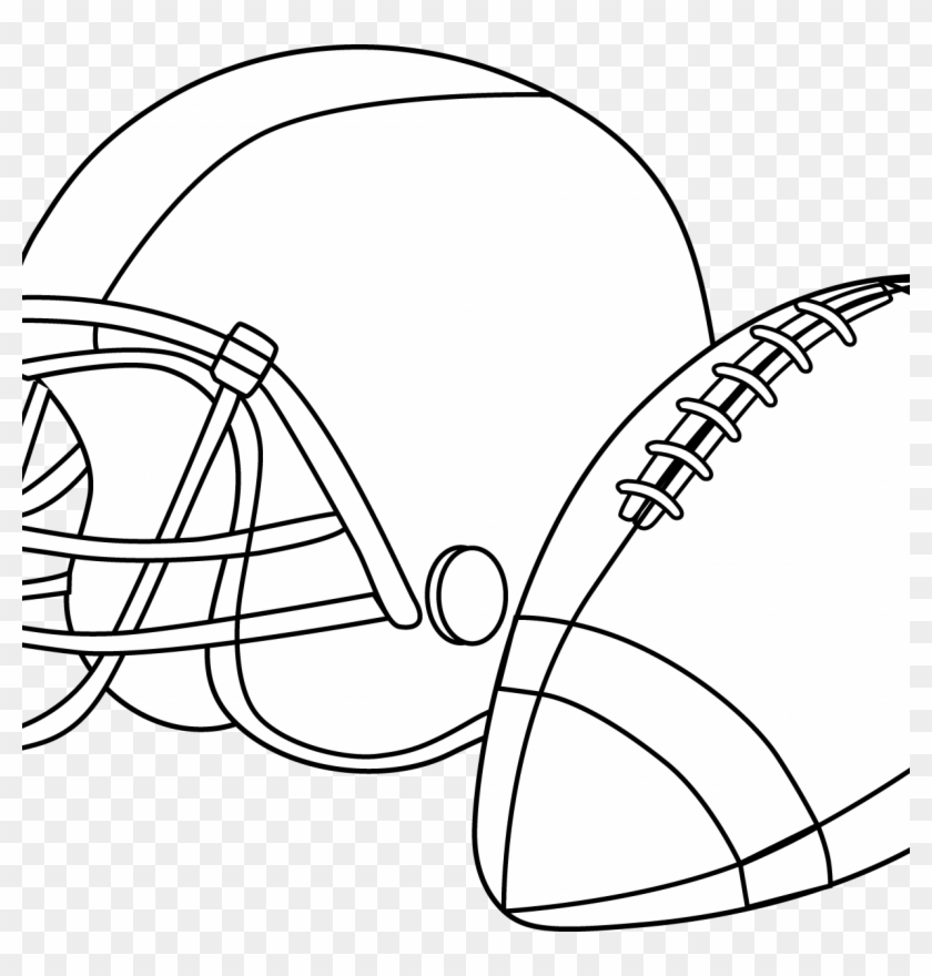 Football Helmet Coloring Pages Preschool Denver Broncos - Free Football Coloring Sheets #1065877