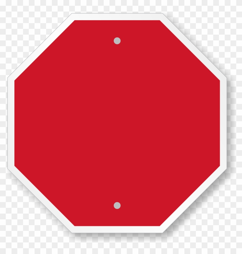 Blank Stop Sign Clip Art Btarn655c - Circle #1065887