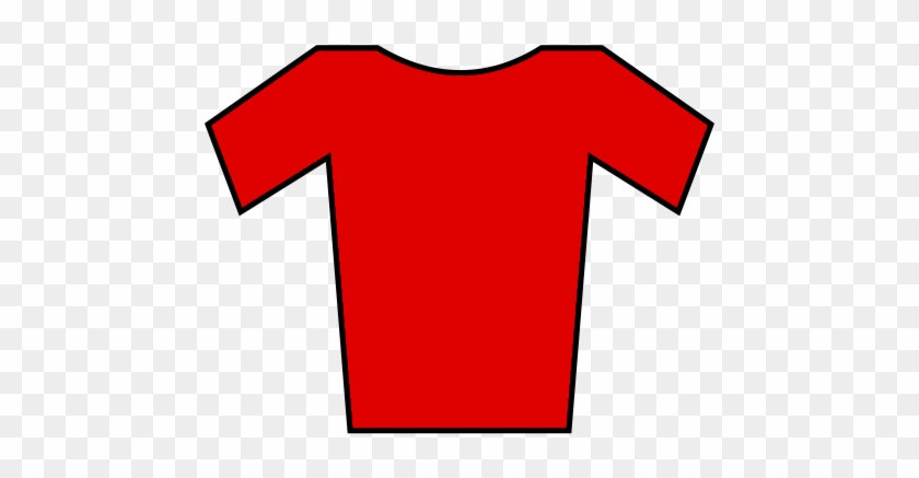 Soccer Jersey Venetian Red - Red Football Shirt Clipart #1065924