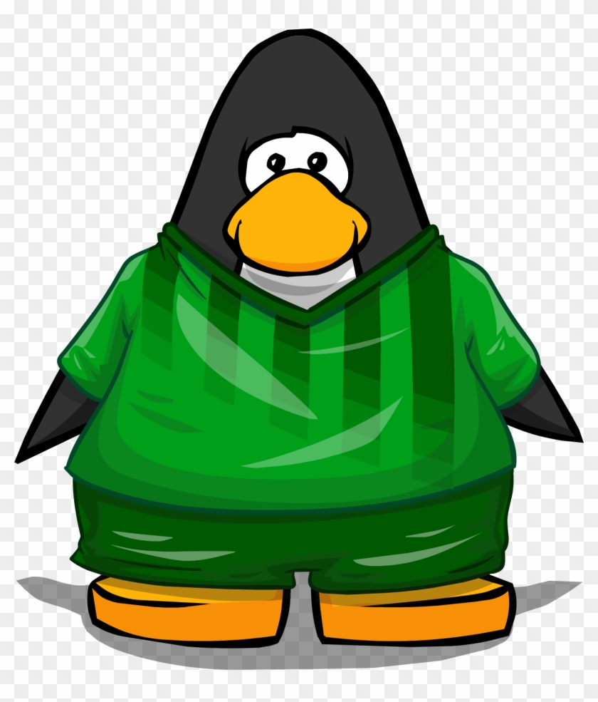 Custom Soccer Jersey 24115 On Player Card - Club Penguin Horn #1065991