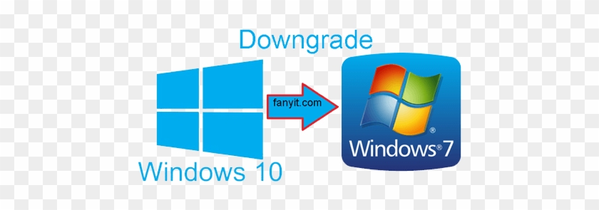 From Windows 10 To Windows 7 The Process Of Downgrade - Windows 7 Sticker #1066041