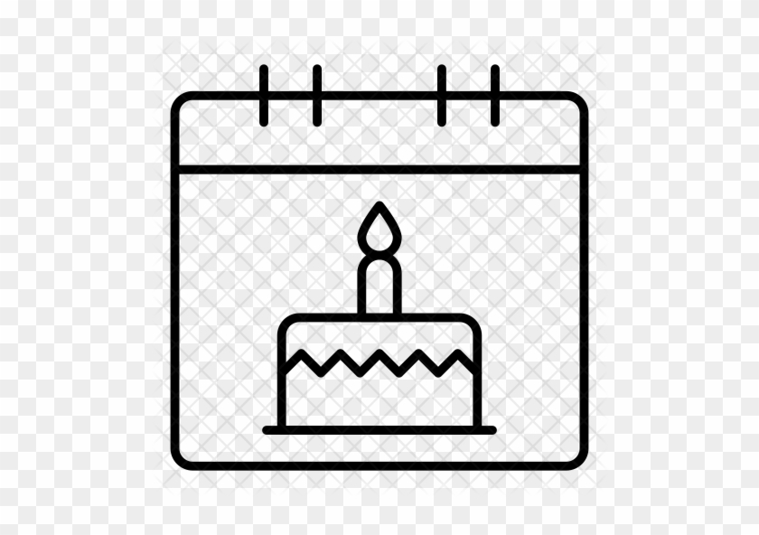 Birthday Icon - Calendar Date #1066142