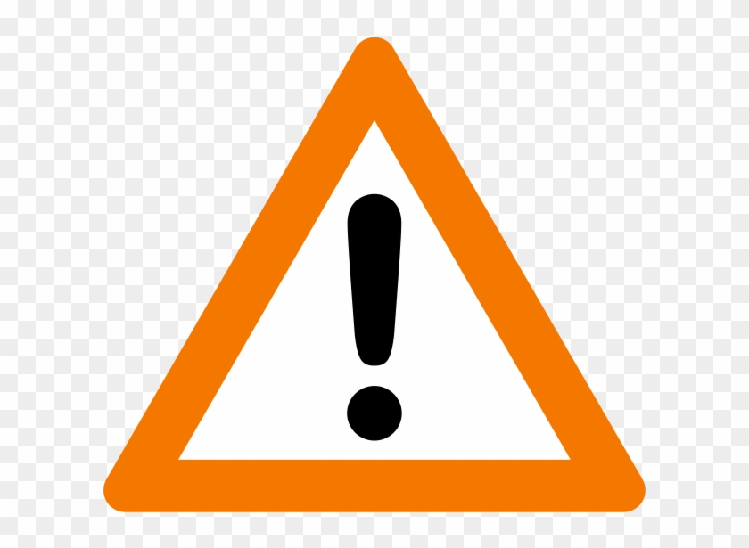 Warning Icon Clip Art At Clker - Yield Sign #1066146