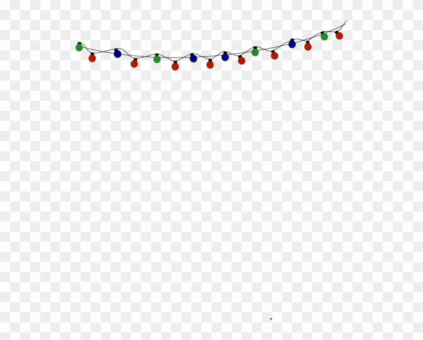 Christmas Lights Border Transparent - Fairy Lights Vector Png #1066195