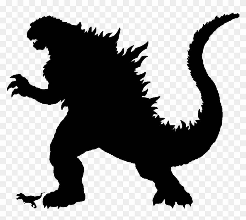 T-rex Vs - Godzilla - Godzilla Silhouette #1066318
