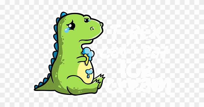 Boo Boo The Baby T-rex - T Rex Can T Eat Ice Cream #1066373