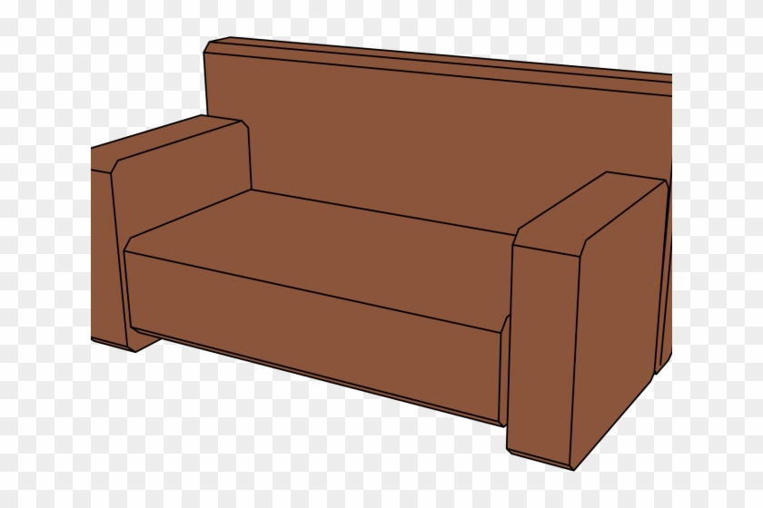 Couch Clipart Perspective - Sofa Bed #1066401