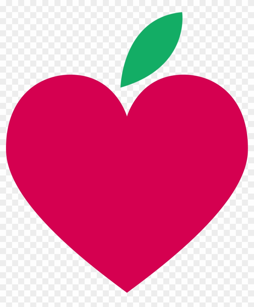 Icon - Apple Hearts - Manzana En Forma De Corazon #1066405