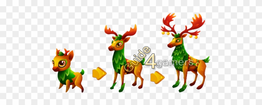 Kung Fu Pets Reindeer Growth - Dragon Mania Legends Reindeer Dragon #1066428