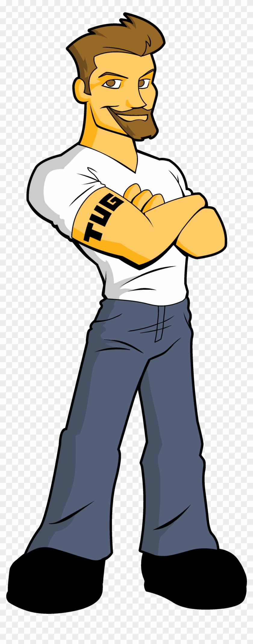 Tug In Jeans - Cartoon #1066437